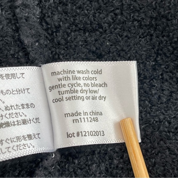 Barefoot Dreams Chic Lite Calypso Wrap Cardigan Pewter And Midnight Size S/M - Picture 10 of 11